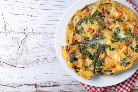 Lor Peynirli ve Sebzeli Fit Omlet