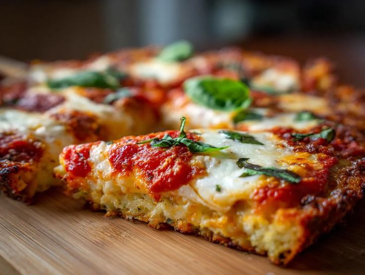 3 Malzemeli Fit Karnabahar Pizza