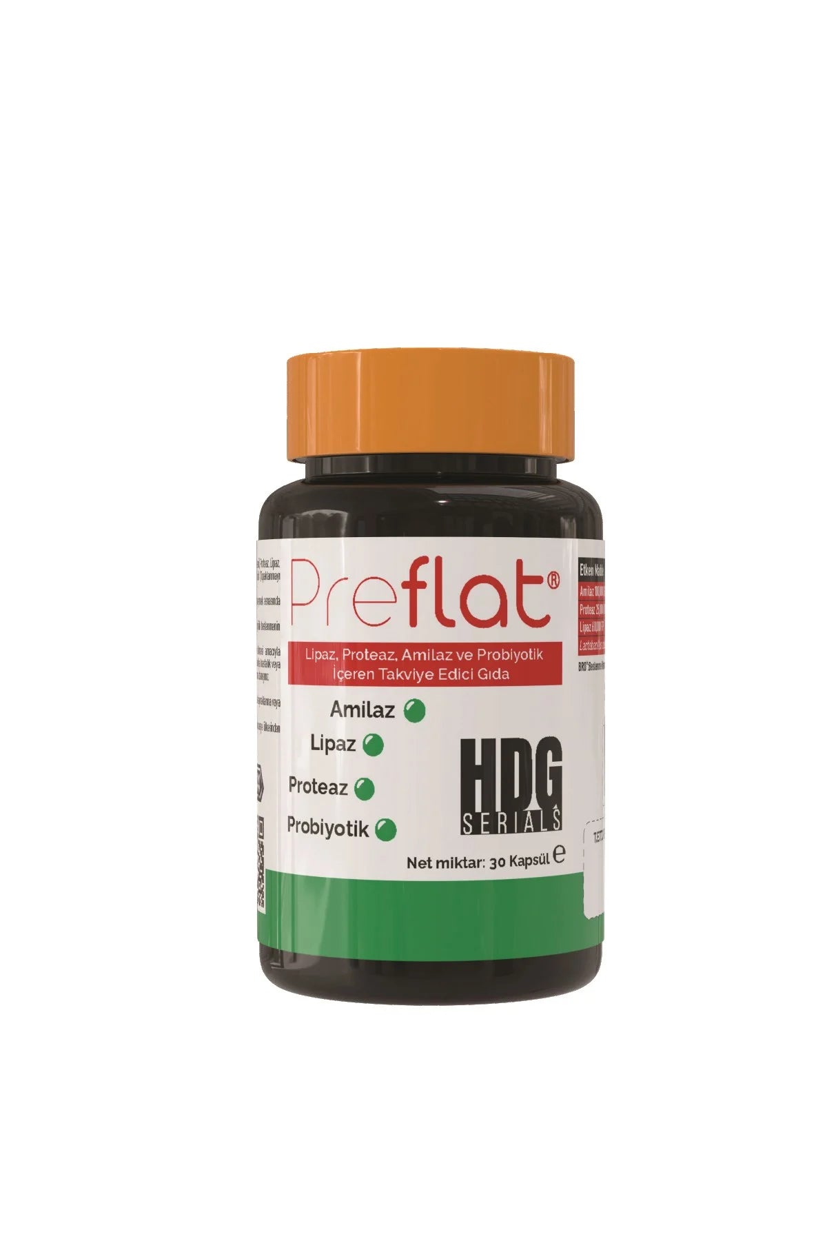 HDG Serials Preflat Kapsül 30 Tablet