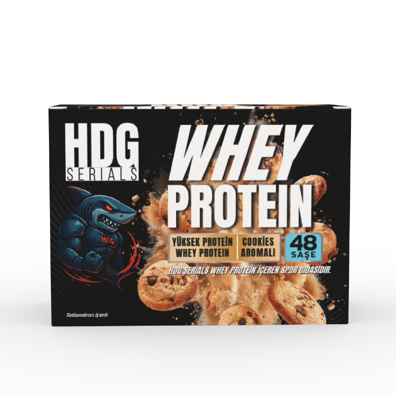HDG Serials Whey Protein Cookie Aromalı 48’li Saşe